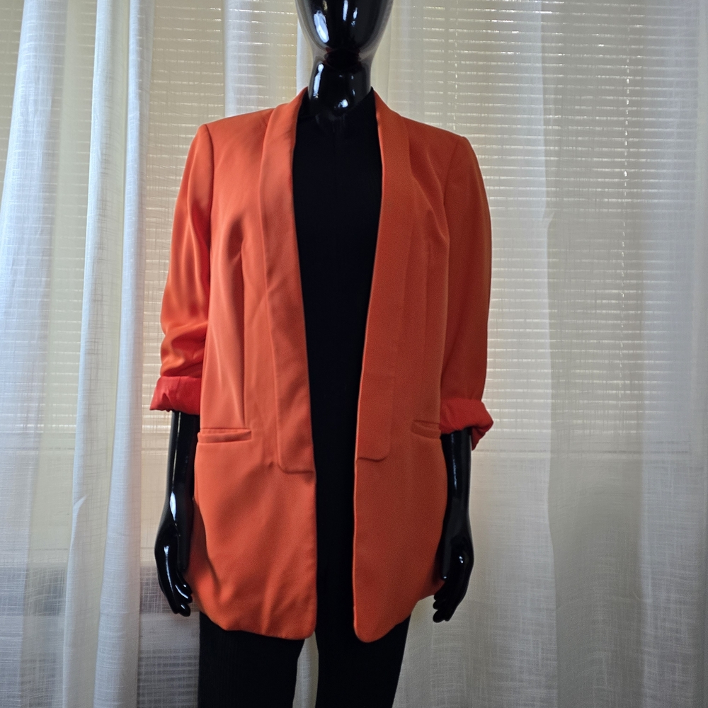 Women's Orange Blazer